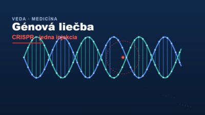 Ilustrácia DNA a génovej editácie CRISPR