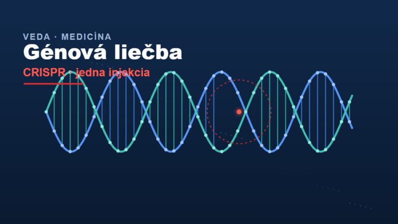 Ilustrácia DNA a génovej editácie CRISPR