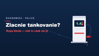Palivová pumpa a klesajúca cena ropy – ilustrácia