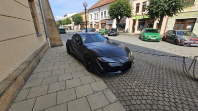 Matná Toyota Supra na podujatí Tuning Meet Kežmarok 2026